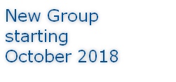 New Group starting October 2018